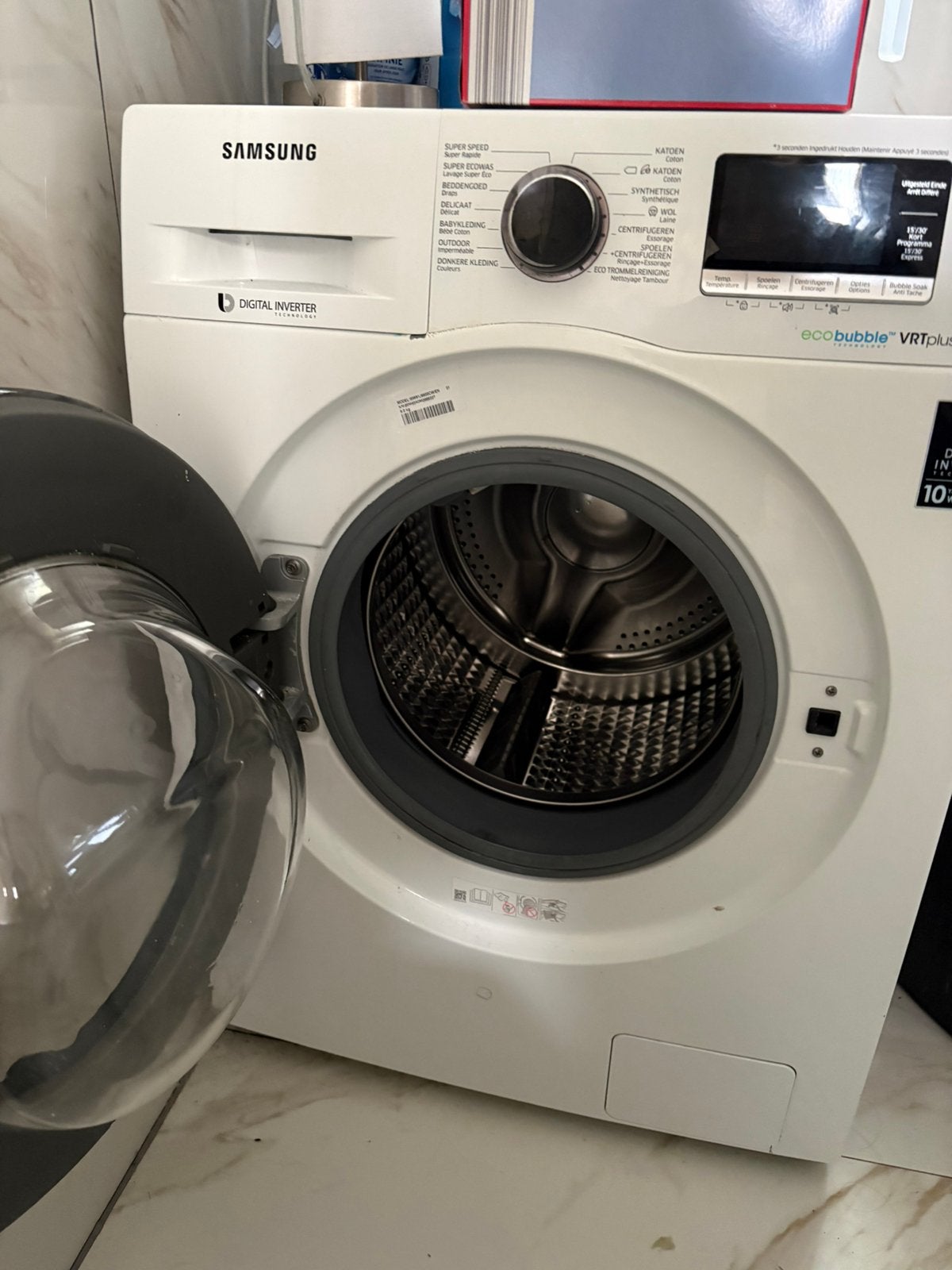 Wasmachine Samsung 8 kg, Ophalen of Verzenden, Zo goed als nieuw