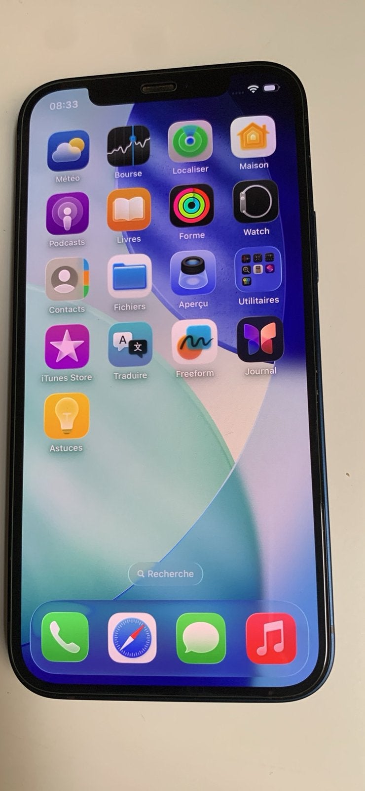 Iphone 12 couleur bleu 128gb de stockage, Télécoms, Enlèvement ou Envoi, Comme neuf, Protection