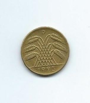 Duitsland, 10 Reichspfennig 1925 D., Enlèvement ou Envoi, Allemagne, Monnaie en vrac