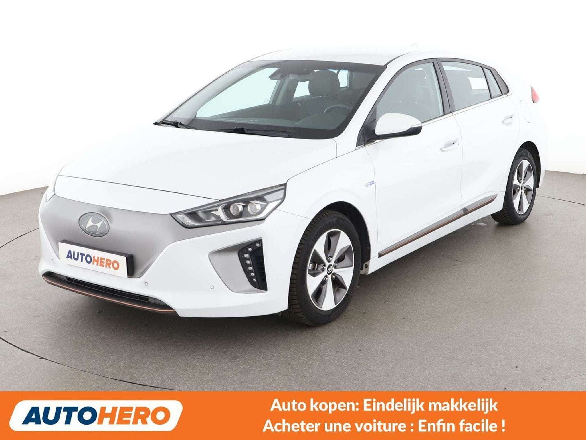 Hyundai IONIQ electric drive 88 kW Premium Elektro, Auto's, Gebruikt, Adaptive Cruise Control, Leder, Elektrisch