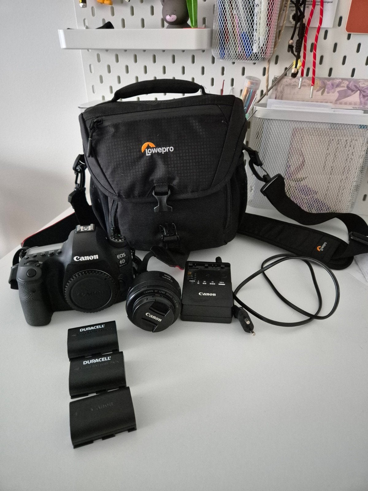Canon EOS 6D Mark II + Canon EF Lens 50 mm, Ophalen, Canon