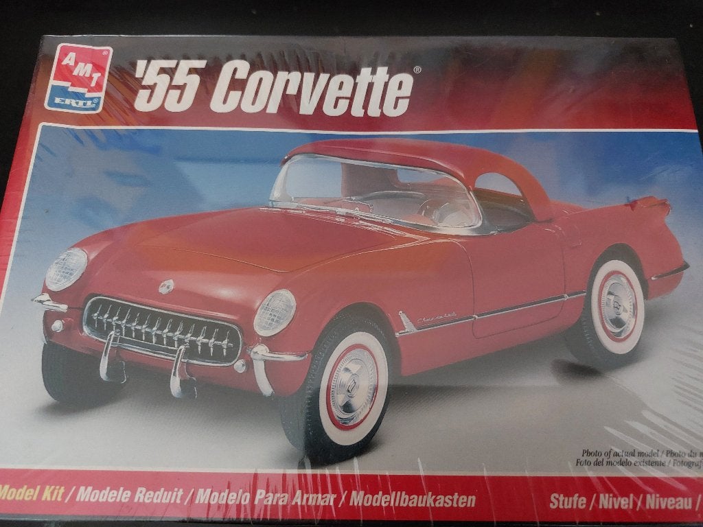Chevrolet Corvette 1955 - 1/25, Hobby & Loisirs créatifs, Modélisme | Voitures & Véhicules, Neuf, Autres marques, Enlèvement ou Envoi