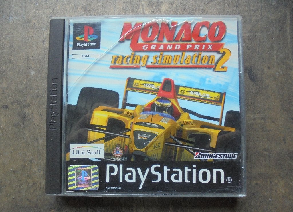 Monaco Grand Prix Racing Simulation 2 voor PS1 (zie foto's), Consoles de jeu & Jeux vidéo, Enlèvement ou Envoi, 1 joueur, Course et Pilotage