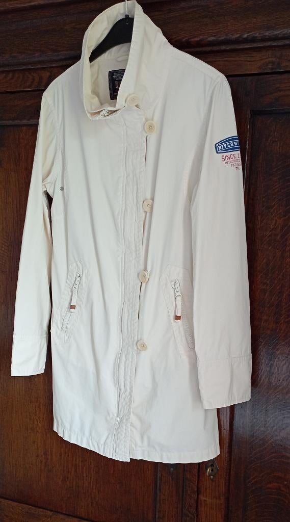 River Woods tussenjas off-white, Kleding | Dames, Maat 38/40 (M), River Woods, Wit, Ophalen of Verzenden