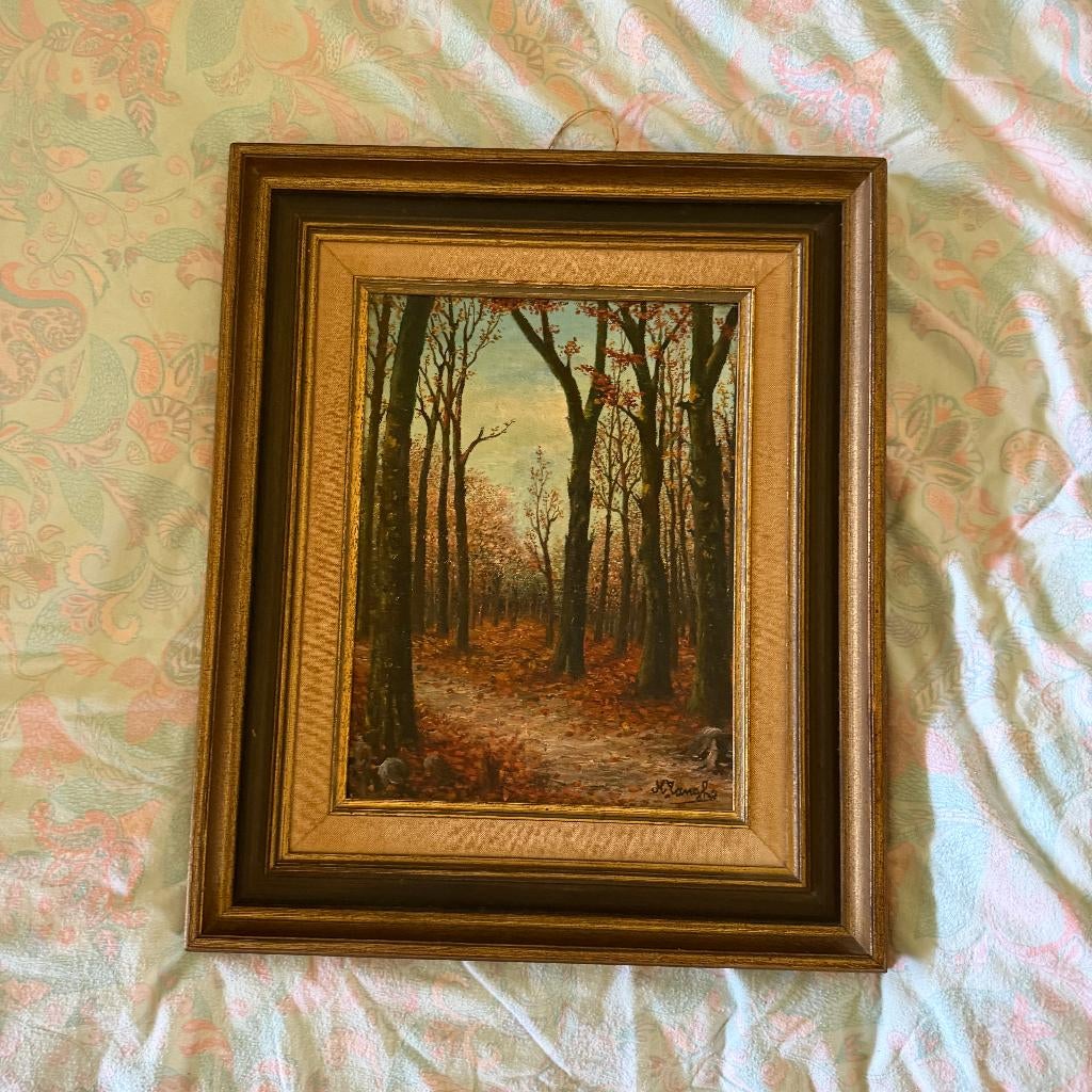 Schilderij Maurice Tanghe, Ophalen