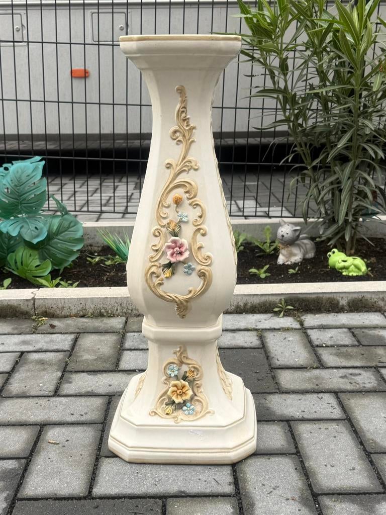 keramische zuil op voetstuk, Huis en Inrichting, Ophalen, Gebruikt