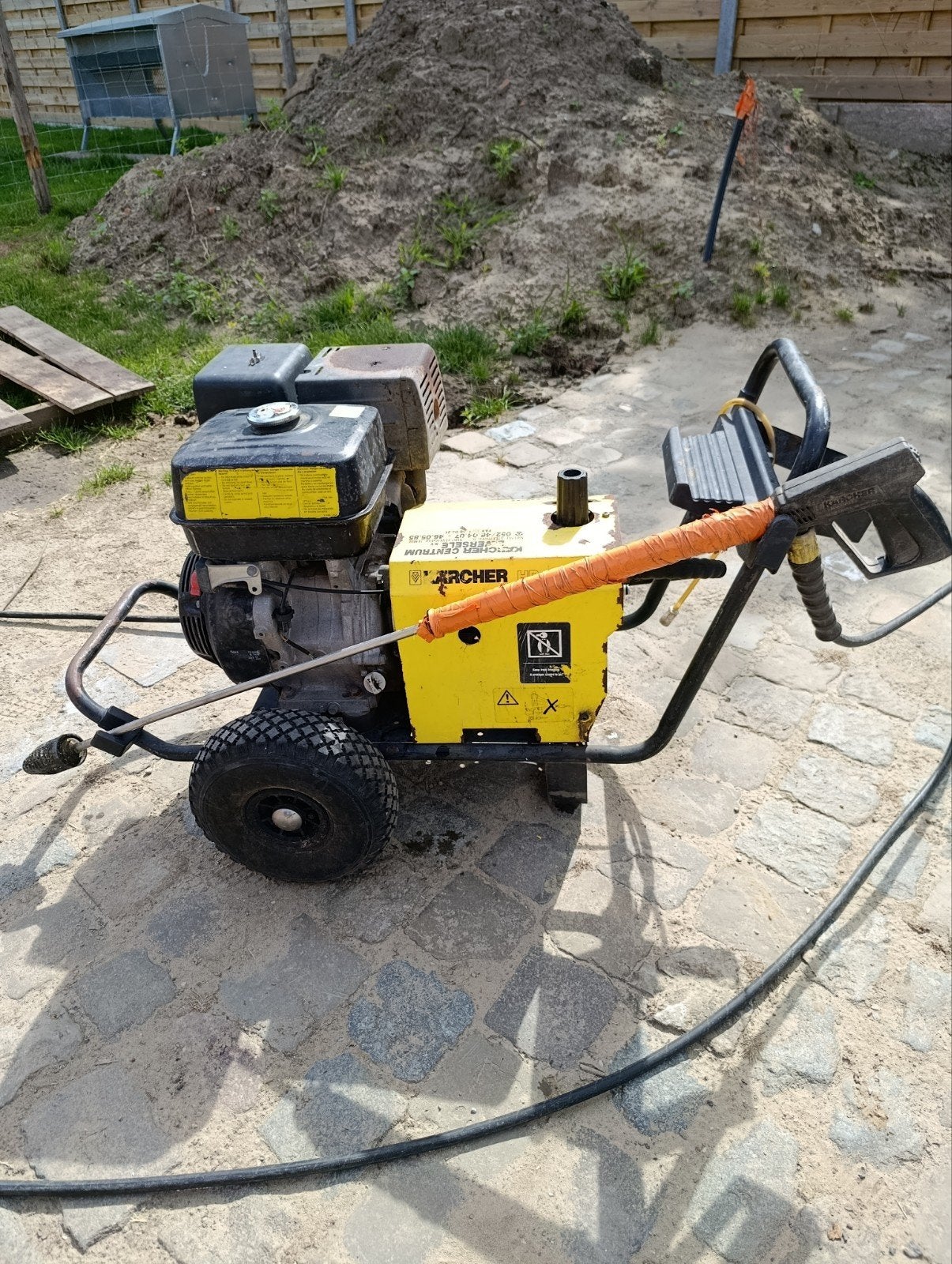 Karcher Hogedrukreiniger benzine met Honda motor gx340, Tuin en Terras, Ophalen, Benzine, Gebruikt, Karcher - Kärcher -