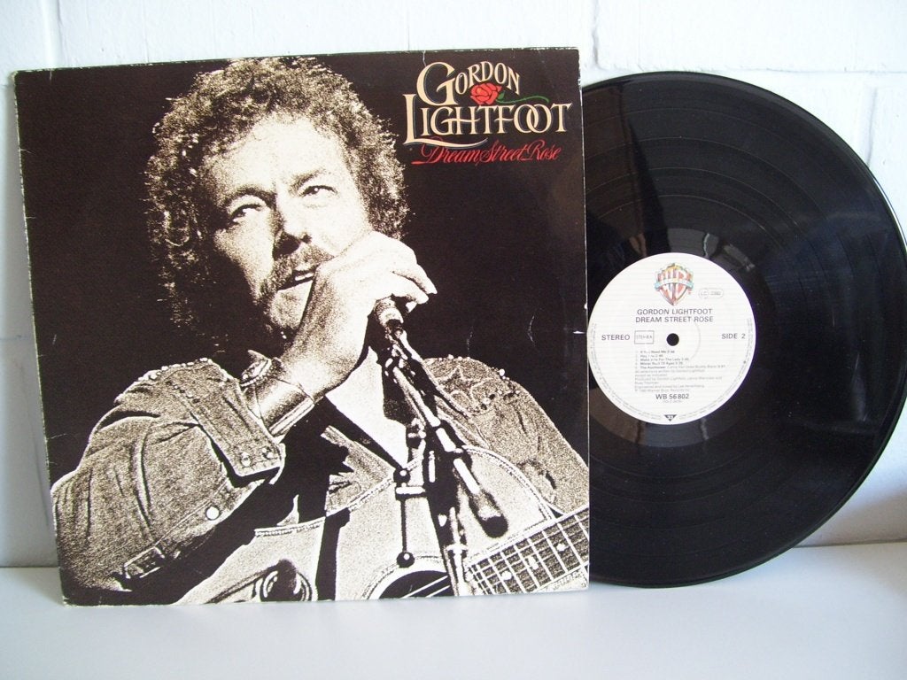 GORDON LIGHTFOOT Dream Street roze, Cd's en Dvd's, LP, Gebruikt, Ophalen of Verzenden, Folk Rock