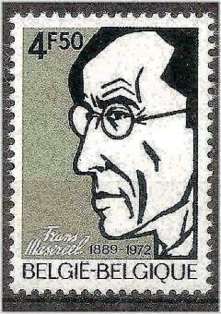 Belgique 1972 - Yvert/OBP 1641 - Peintre Frans Masereel (PF), Envoi, Non oblitéré, Neuf, Art