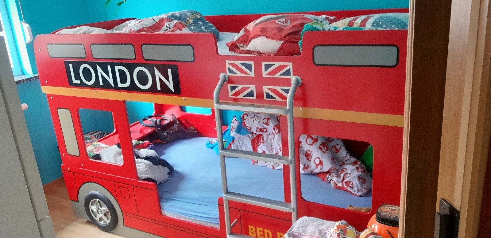 Vipack Stapelbed Londen bed bus, Ophalen