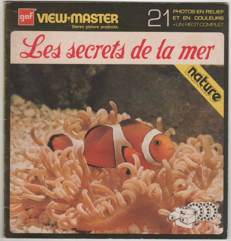 View-Master Secrets of the Seas N D 118 in het Frans, Antiek en Kunst, Ophalen of Verzenden