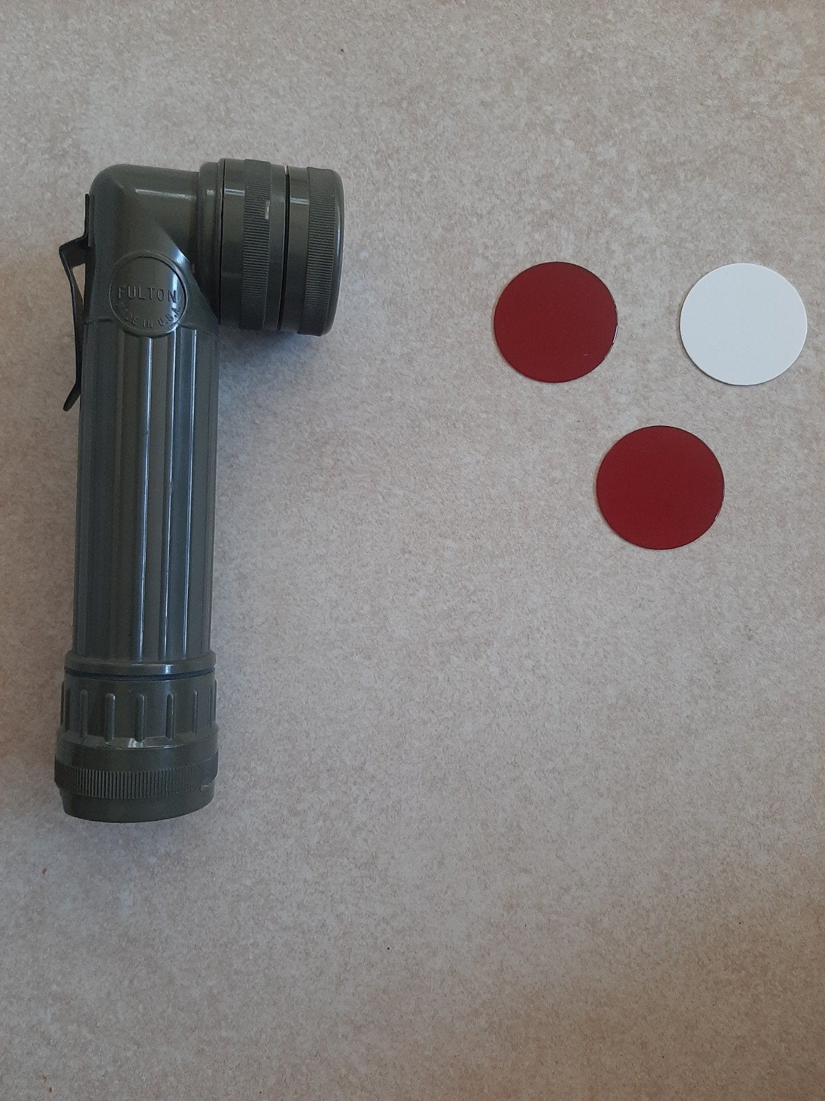 Lampe de poche américaine de la Seconde Guerre mondiale #2, Enlèvement ou Envoi