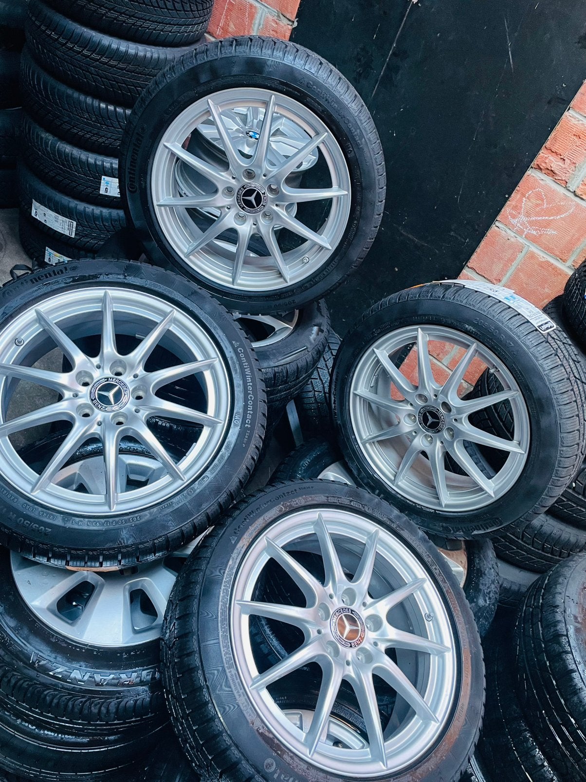 Jantes Mercedes classe A B C CLA 17 pouces, Autos : Pièces & Accessoires, Pneus & Jantes, Enlèvement ou Envoi, 17 pouces, Jante(s)