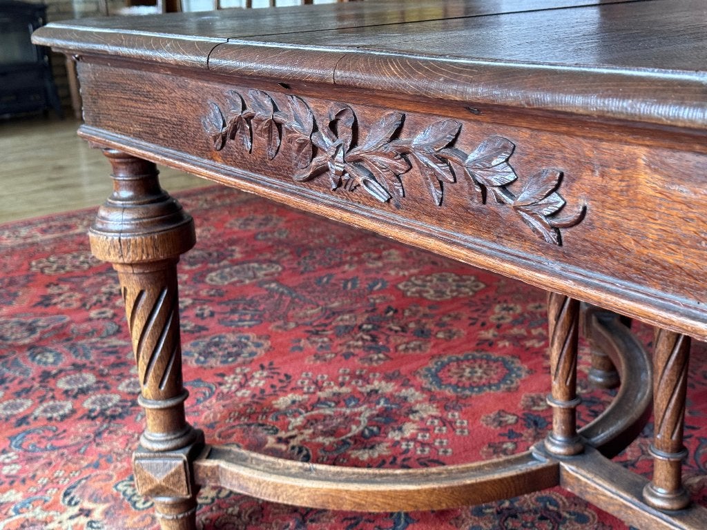Eiken tafel, 100 à 150 cm, Quatre personnes, Klassiek, 100 à 150 cm