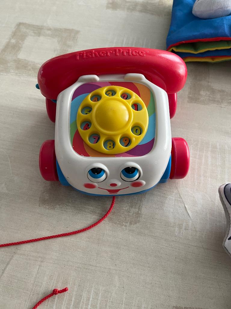 Telefoon FICHER PRICE, Kinderen en Baby's, Speelgoed | Fisher-Price, Ophalen, Zo goed als nieuw, Duw- of Trekspeelgoed, Met geluid
