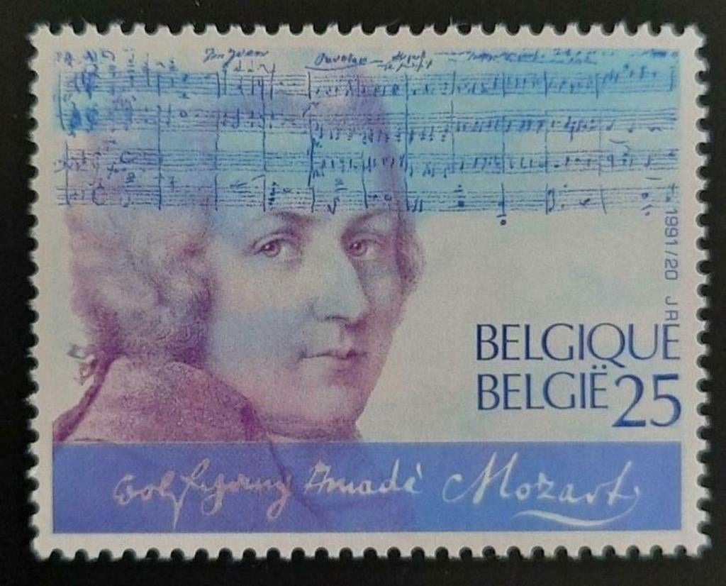België: OBP 2438 ** Mozart 1991., Postzegels en Munten, Frankeerzegel, Ophalen of Verzenden, Zonder stempel, Postfris