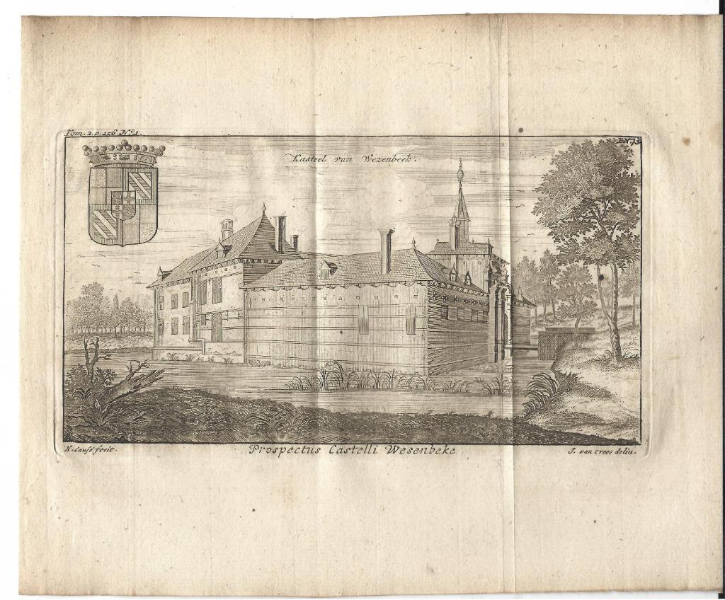 1770 - kasteel van Wesenbeek / Wezenbeek / Wesenbeke, Envoi
