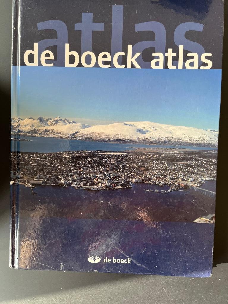 De Boeck Atlas, ASO, Ophalen of Verzenden, Aardrijkskunde, De Boeck