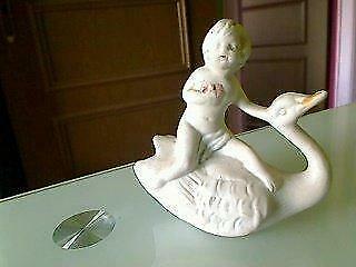 Bibelot cygne et enfant, Antiquités & Art, Enlèvement ou Envoi