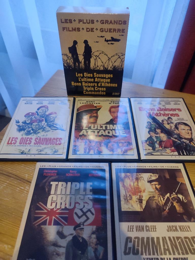 LES PLUS GRANDS FILMS DE GUERRE - Coffret dvd 5 films, Ophalen of Verzenden, Zo goed als nieuw