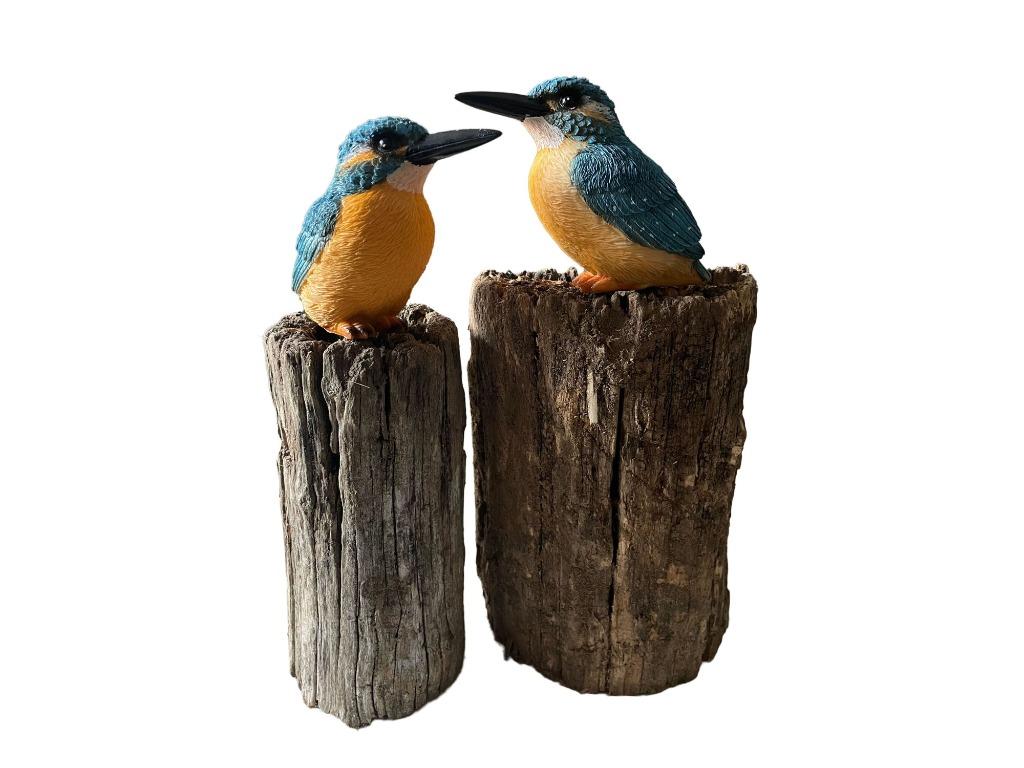 Set Kingfishers - Résine/polyester, Enlèvement ou Envoi