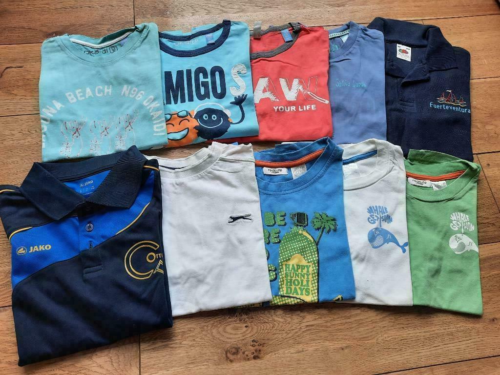 Lot de 10 t-shirts 10 ans, Garçon, Enlèvement, Utilisé, Ensemble