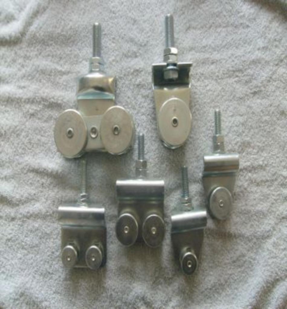 Rails Rob pour porte coullissante, Doe-het-zelf en Bouw, Ophalen, Nieuw, Metaal, Overige typen