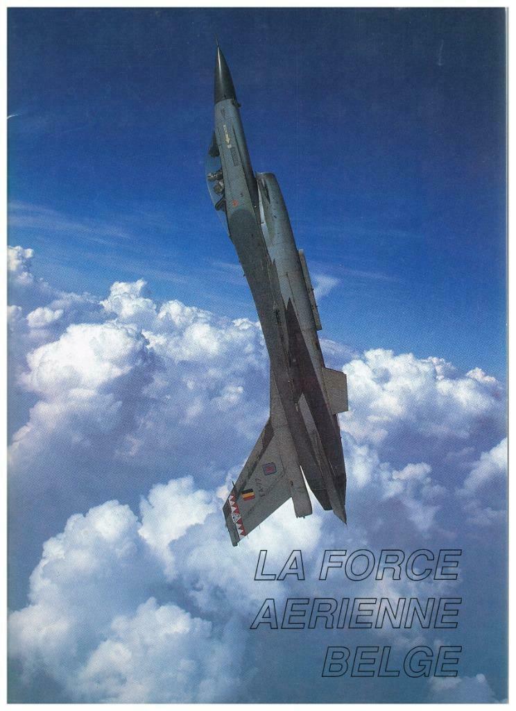 La Force Aerienne Belge brochure, Collections, Enlèvement ou Envoi, Armée de l'air, Livre ou Revue