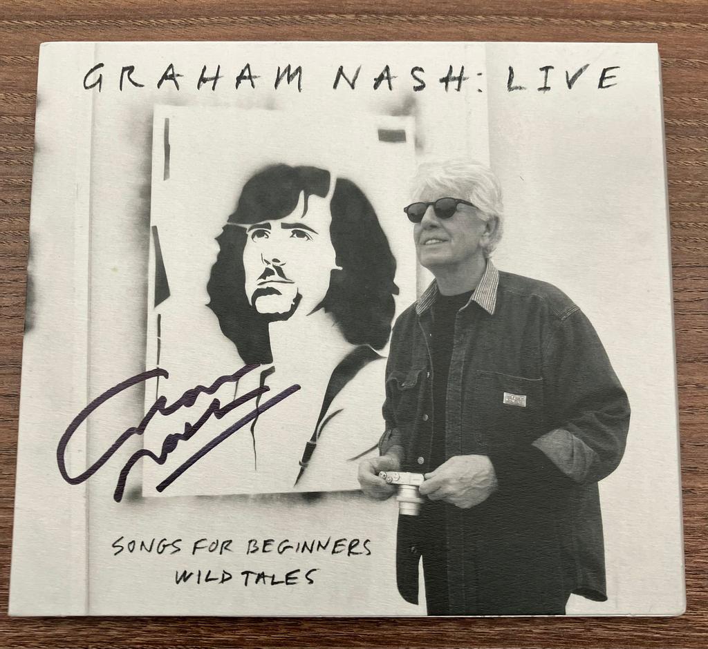 Handtekening Graham Nash, Ophalen of Verzenden, Zo goed als nieuw