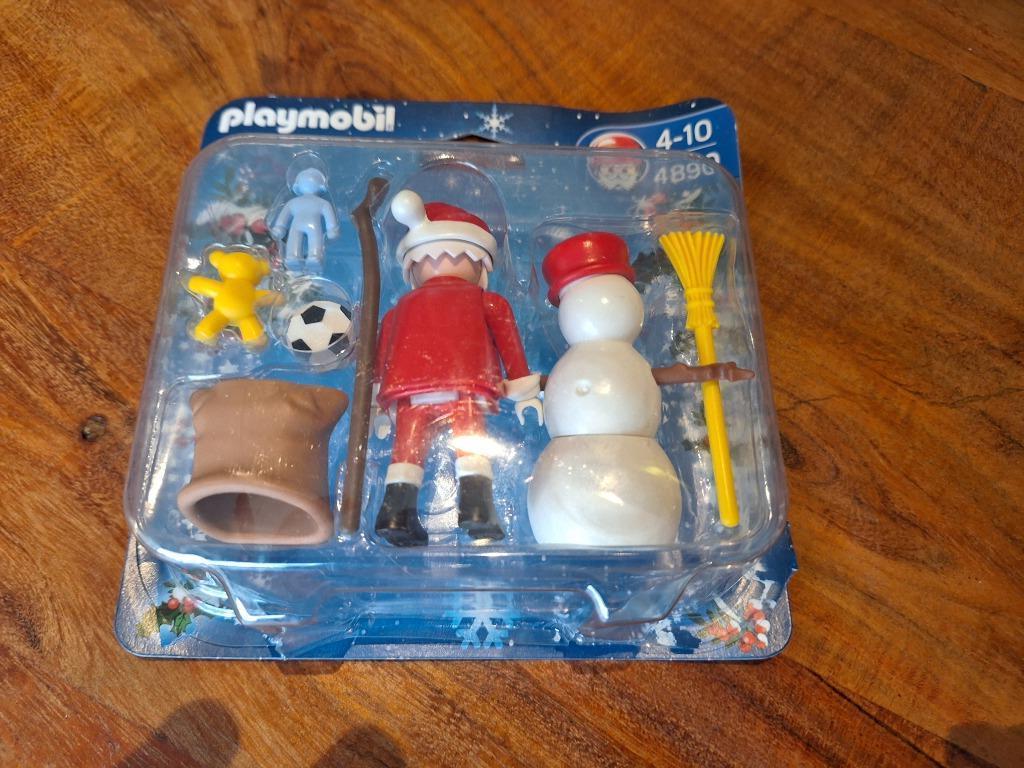 Playmobil Kerstman met Sneeuwman - 4890, Kinderen en Baby's, Ophalen of Verzenden, Nieuw