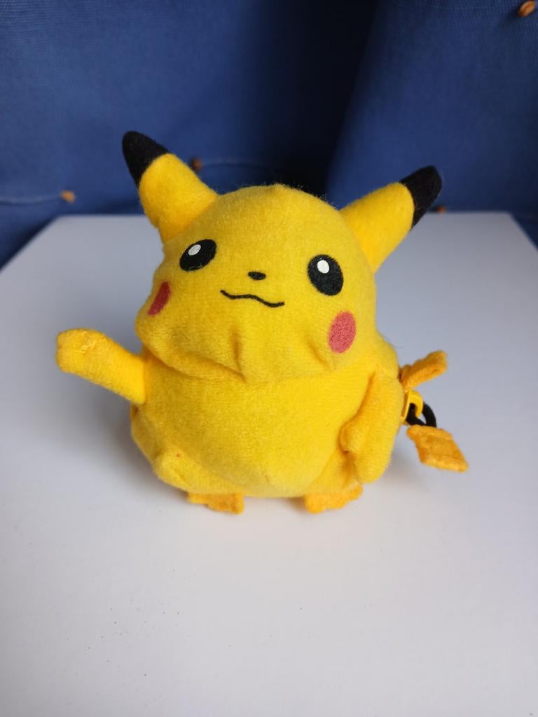 Peluche réversible Pokemeon Pikachu dans étui plastique, Enlèvement ou Envoi, Utilisé, Autres types