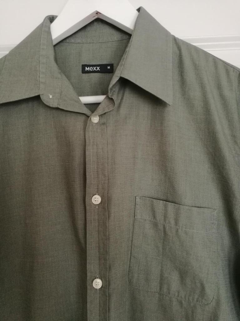 Herenhemd (Mexx, maat M), Kleding | Heren, Overhemden, Mexx, Grijs, Gedragen, Halswijdte 39/40 (M)
