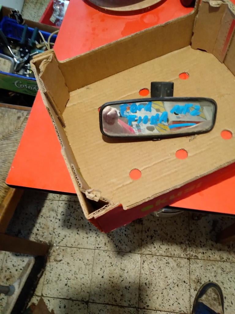 Binnen spiegel ford Fiesta mk2, Ophalen of Verzenden, Ford