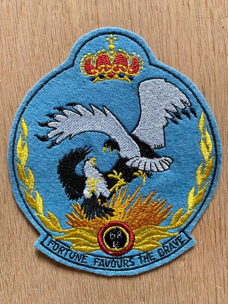 Belgian Air Force - Promo 68B - Fortune Favours The Brave, Ophalen of Verzenden, Zo goed als nieuw, Patch, Badge of Embleem