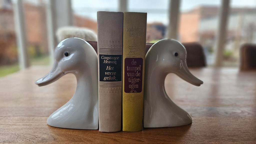 Vintage keramische boekensteunen, Ophalen of Verzenden