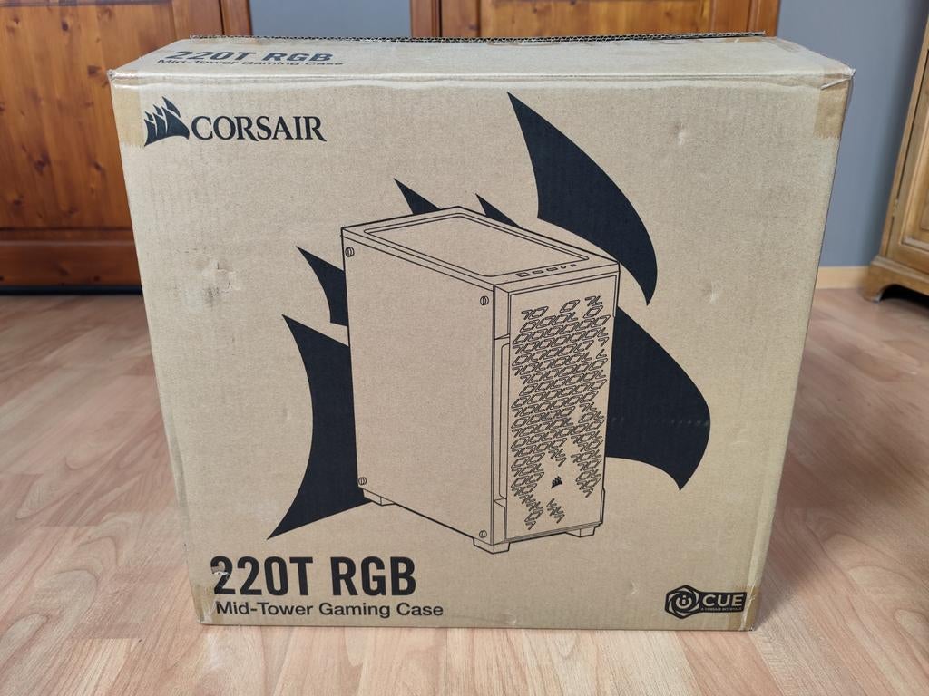 Boîtier Corsair iCUE 220T RGB Airflow - noir + HUB ICUE, Enlèvement ou Envoi, Utilisé