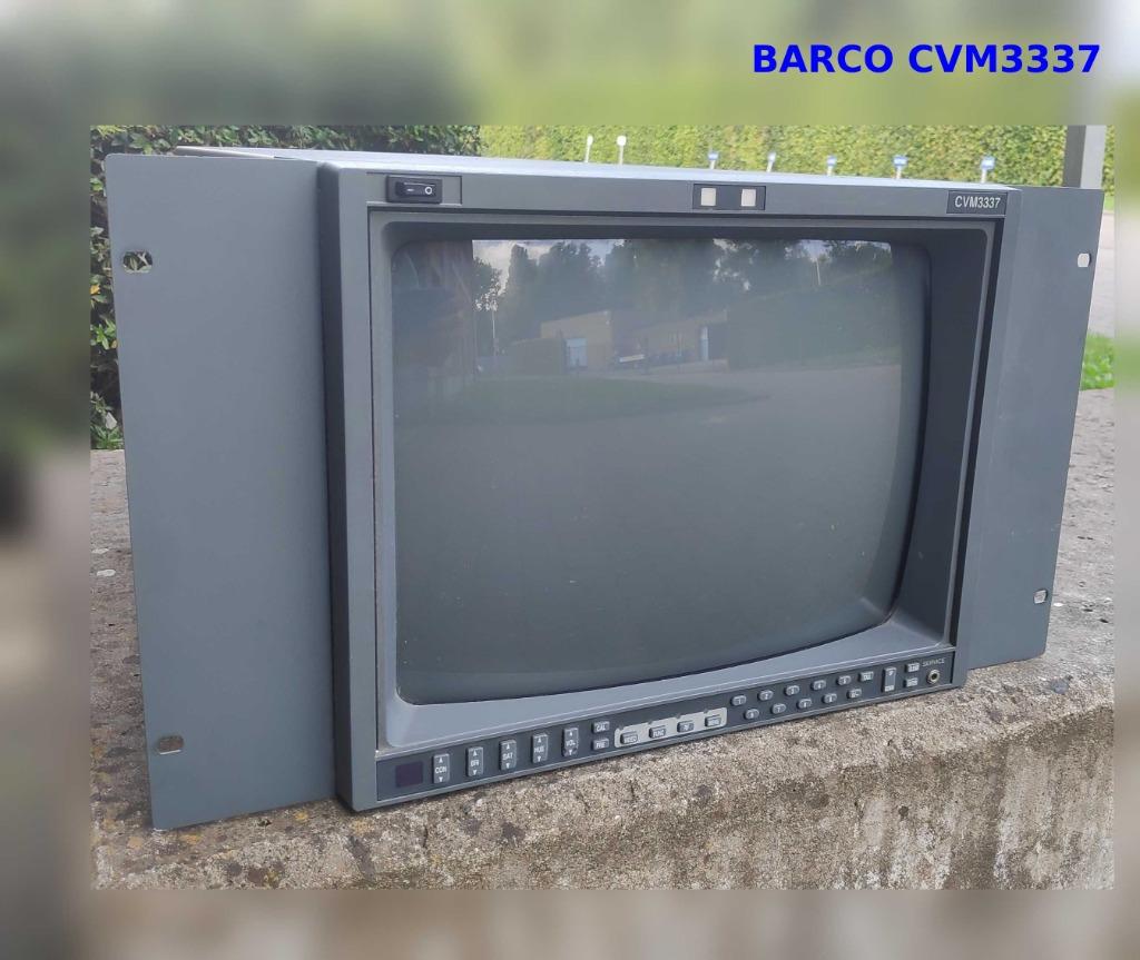 Barco CVM3337D CRT Studio Retro Gaming-monitor van 13 inch, Ophalen of Verzenden, Gebruikt, Minder dan 40 cm, Overige merken