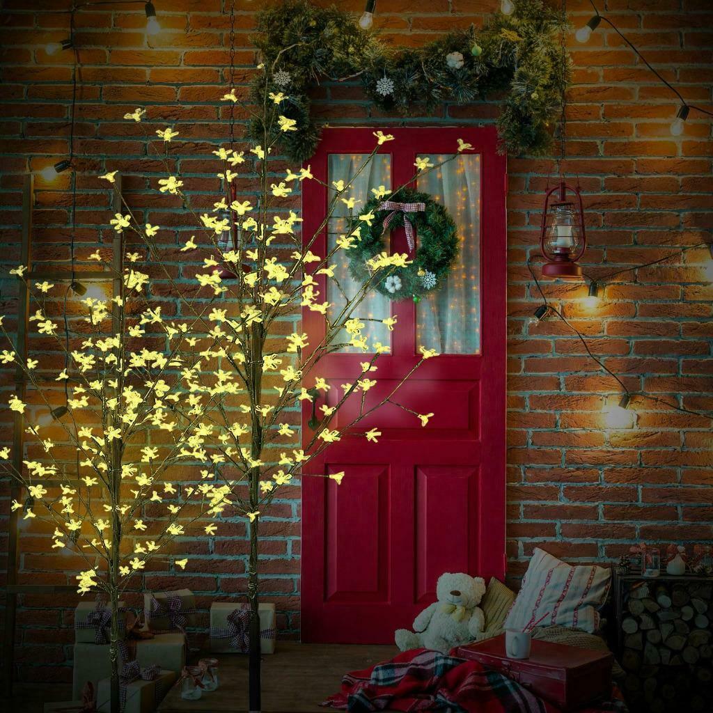 Kerstboom LED KersebloesemLichtboom 220 cm 8 Lichteffecten, Enlèvement ou Envoi, Neuf