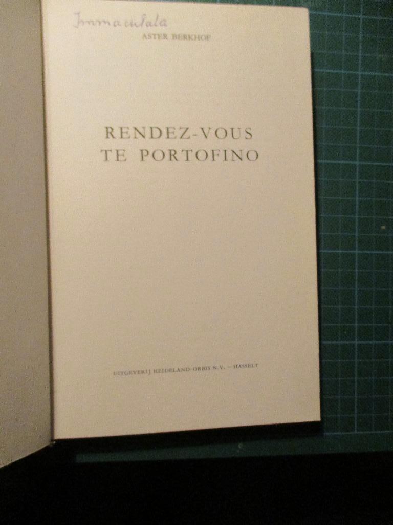 Aster Berkhof  -  Rendez-Vous te Portofino, Gelezen, Ophalen of Verzenden, Aster Berkhof, België