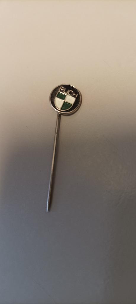 Ancien pin's motobylette PUCH pour boutonnière, Verzamelen, Verzenden, Gebruikt, Transport, Speldje of Pin