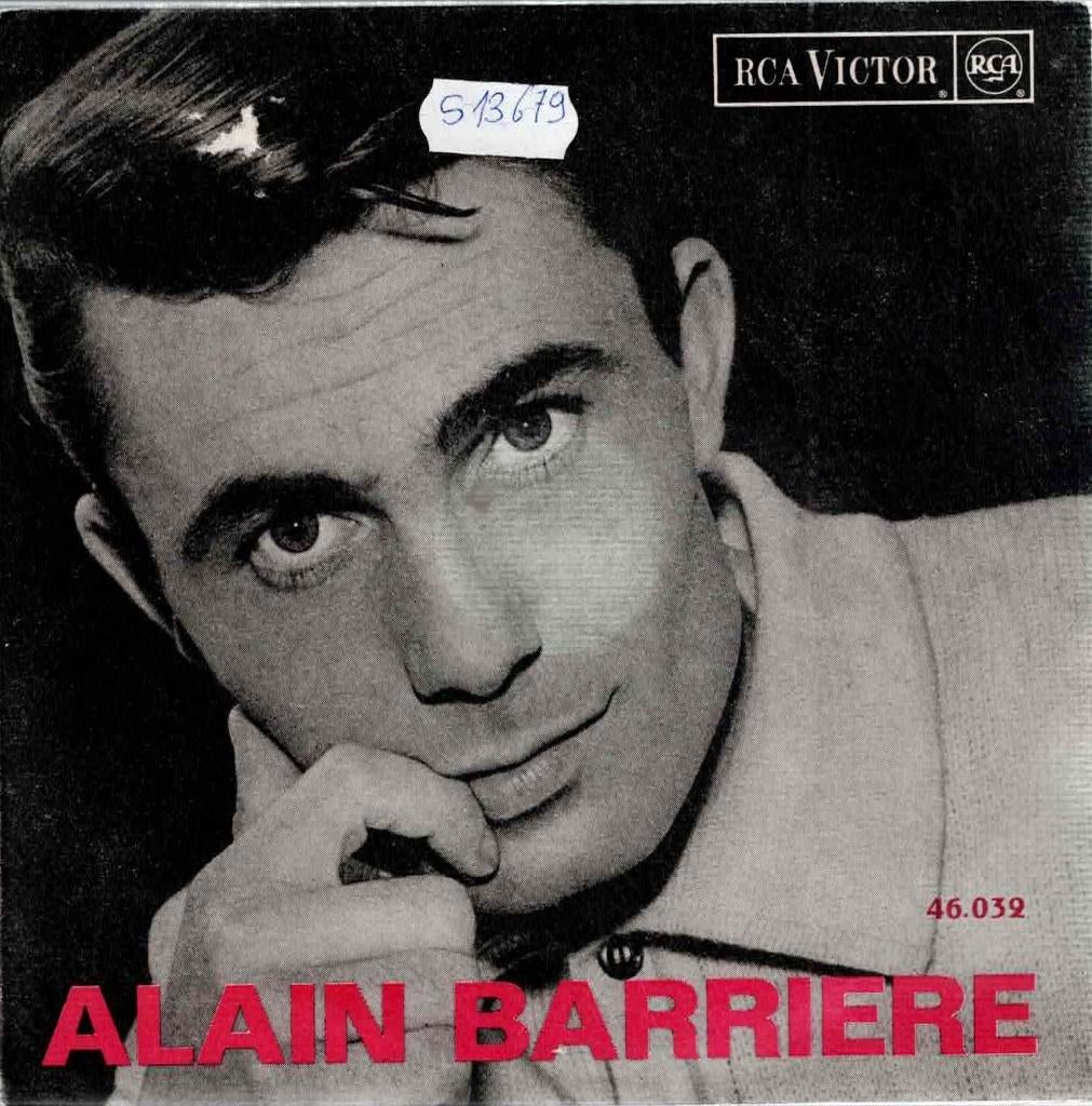 Vinyl, 7"  /  Alain Barriere* – Ma Vie / Un Eté, Cd's en Dvd's, Vinyl | Overige Vinyl, Ophalen of Verzenden, Overige formaten