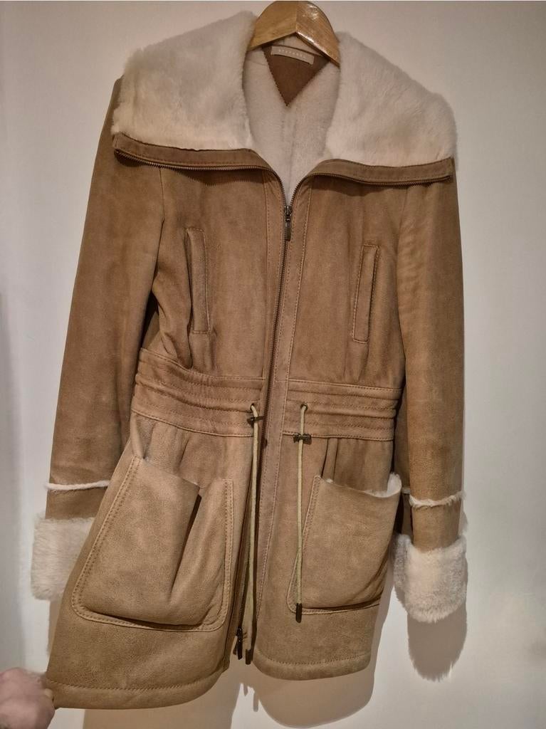 Manteau femme en cuir Stefanel taille 38/M, Vêtements | Femmes, Enlèvement ou Envoi, Blanc