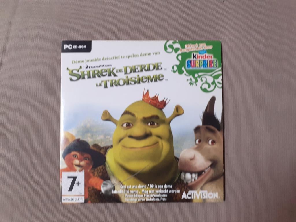 Shrek CD Rom KINDER, Collections, Cinéma & Télévision, Comme neuf, TV, Enlèvement ou Envoi