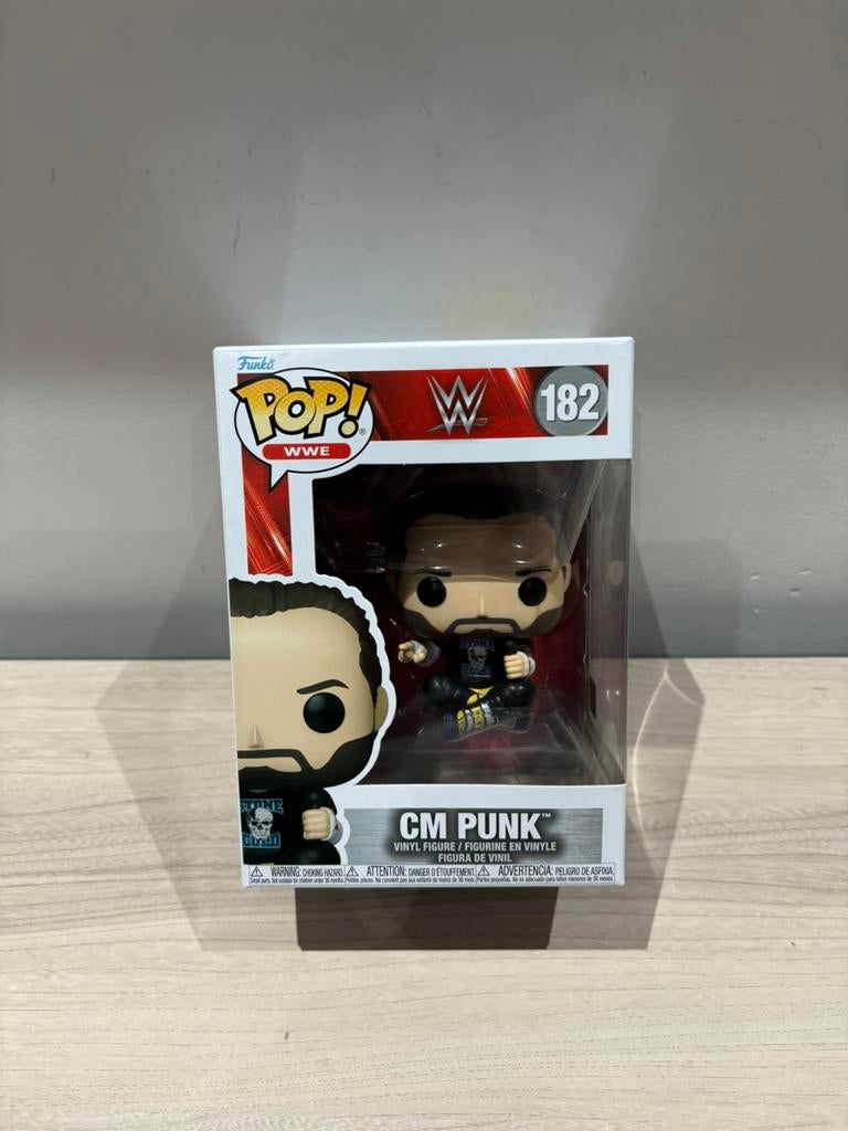 Funko Pop ! WWE #182 — CM Punk (assis), Enlèvement ou Envoi, Comme neuf