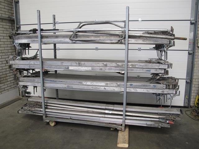 Cargoplank, cargobalk, ladingstangen, Ophalen