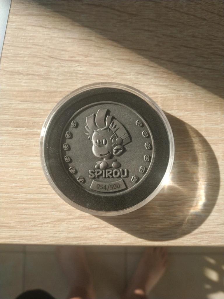 Franquin médaille de collection marsupilami Spirou et Fantas, Enlèvement ou Envoi, Neuf, Autres types