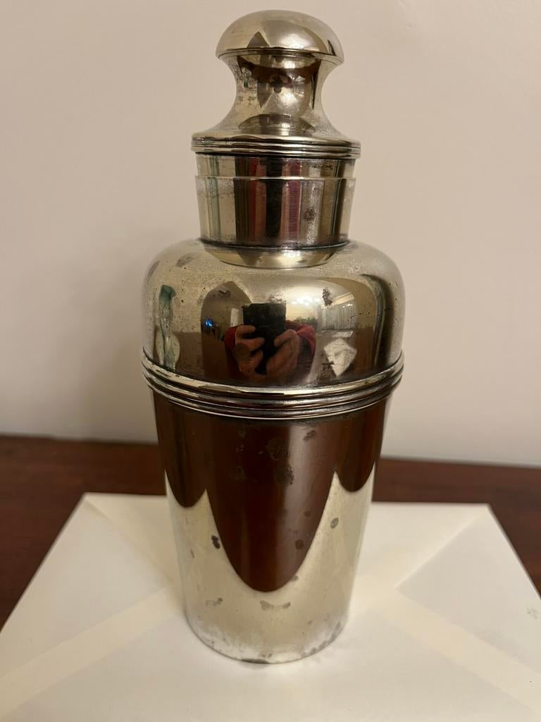 Shaker métal argenté ancien, Antiquités & Art, Enlèvement, Argent