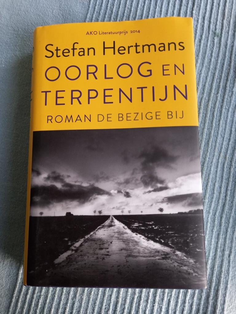 Stefan Hertmans - Oorlog en terpentijn, Ophalen of Verzenden, Zo goed als nieuw, Stefan Hertmans