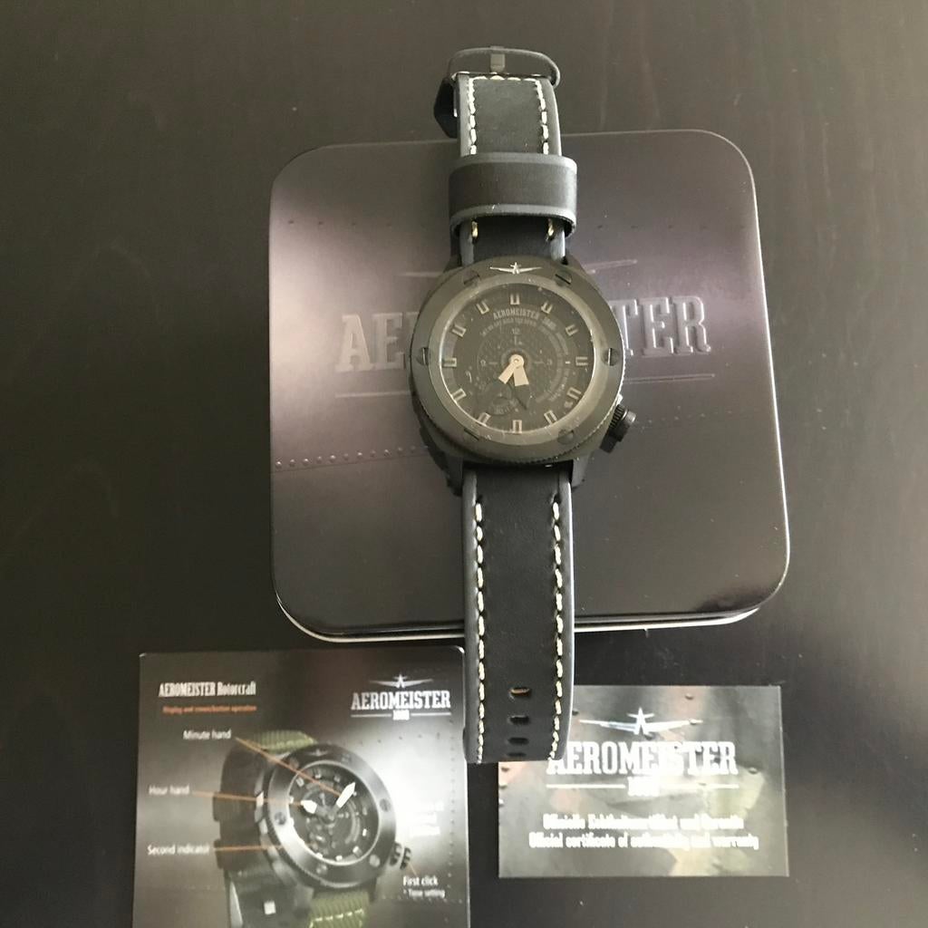 Aeromeister - Luxe Horloge - Mannen - Nieuw, Nooit gedragen, Enlèvement ou Envoi, Neuf