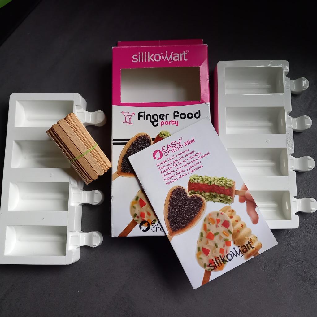 Silkomart bakvorm silicone finger food, Ophalen of Verzenden, Zo goed als nieuw, Taarten of Cupcakes, Bakvorm